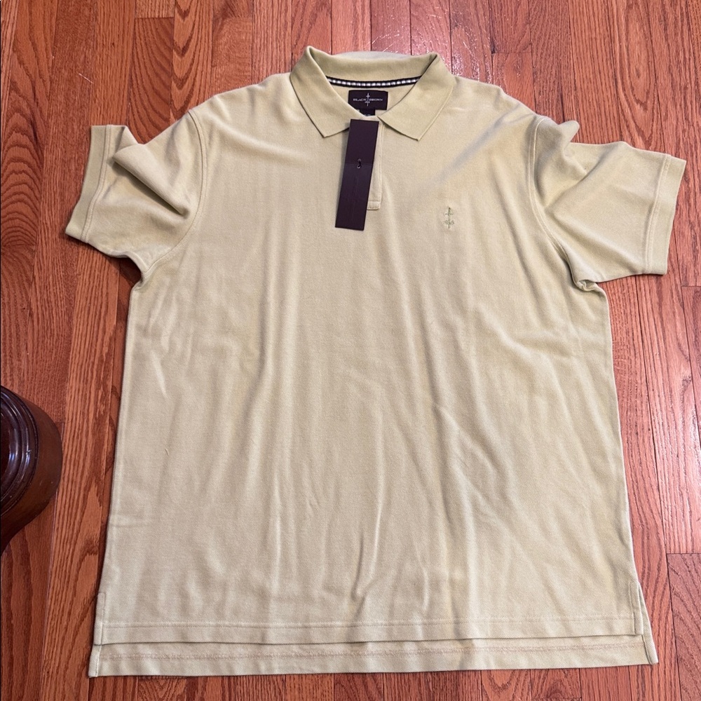 Black Brown 1826 Light Olive Polo Shirt
